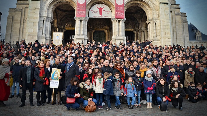 Credincioșii greco-catolici din Paris în pelerinaj la Bazilica Sacre Cœur