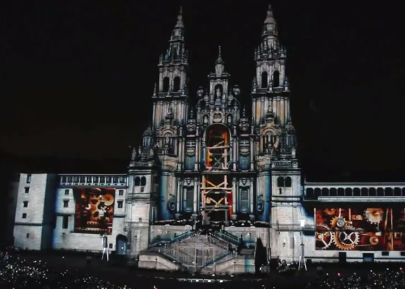 Performanță multimedia: Catedrala din Santiago de Compostela
