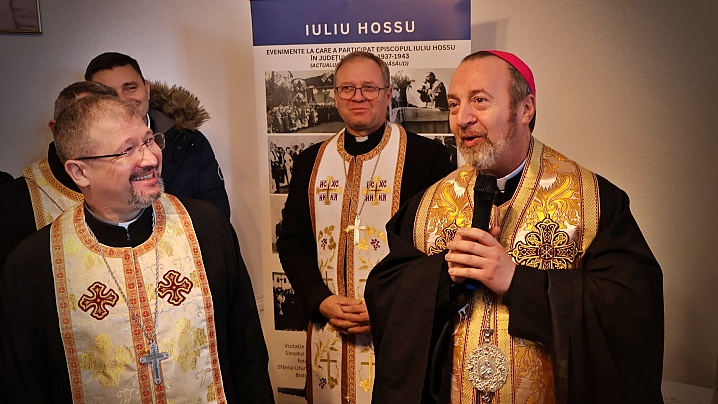 Vizita pastorală a Preafericirii Sale Claudiu, Arhiepiscopul Major al Bisericii Greco-Catolice la Bistrița