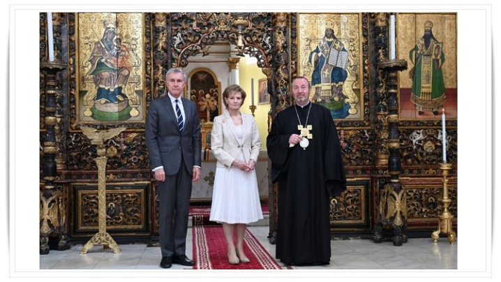 Preafericitul Părinte Claudiu a primit vizita Majestății Sale Margareta, Custodele Coroanei Române și Alteței Sale Regale Principele Radu