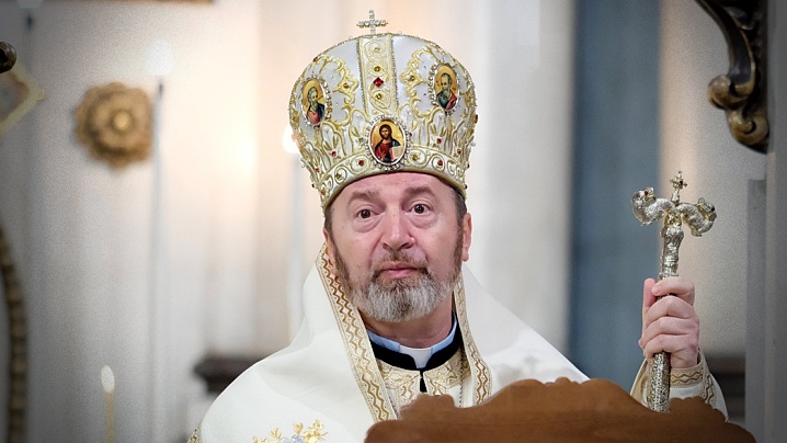 VIDEO: Predica PF Claudiu la prima Liturghie din catedrala Clujului în calitate de Arhiepiscop Major al BRU