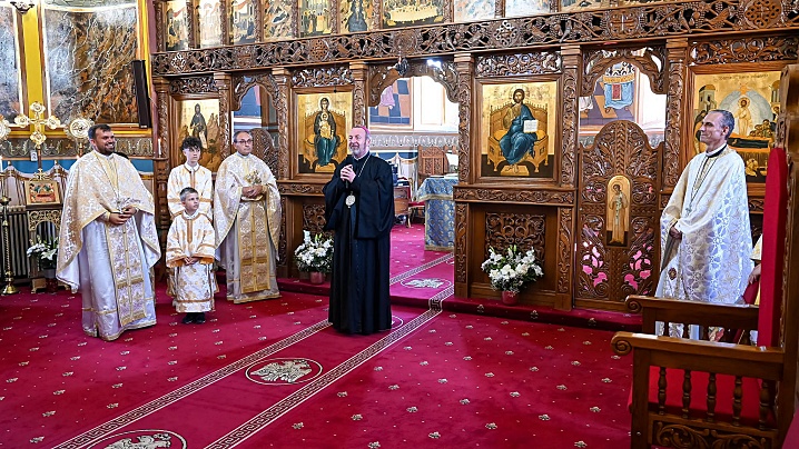 PF Claudiu la hramul Parohiei Greco-Catolice Blaj II „Adormirea Maicii Domnului” 