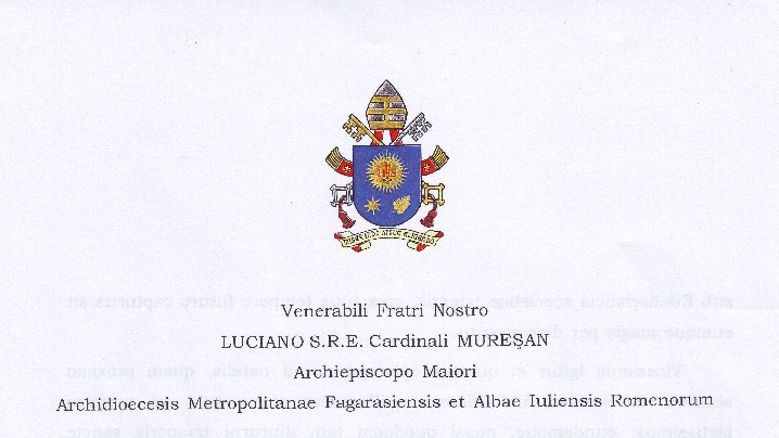 Papa Francisc îl felicită pe PF Lucian la 25 de ani de episcopat
