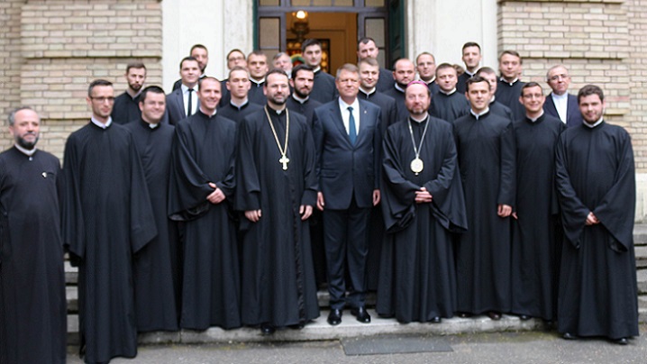 FOTO: Vizita Președintelui României Klaus Iohannis la Colegiul Pontifical Pio Romeno