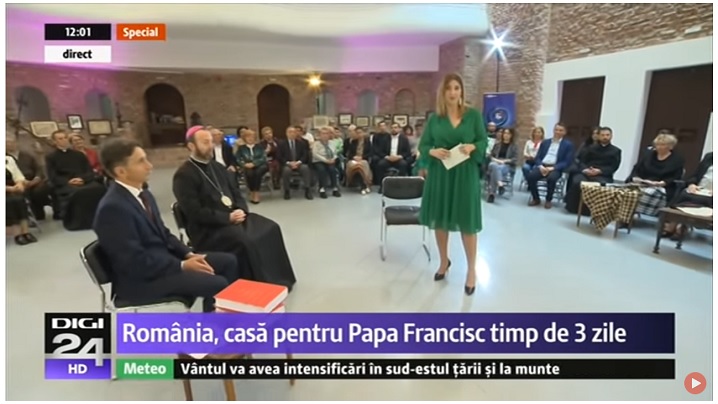 VIDEO: Ediție specială Digi24 dedicată vizitei Papei Francisc la Blaj