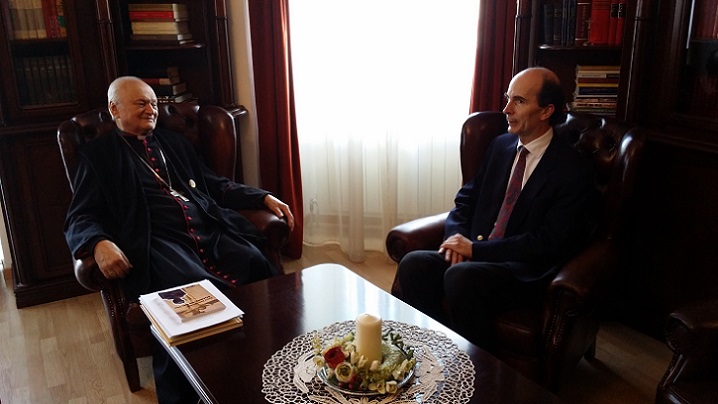 Ambasadorul Ordinului Suveran de Malta în România în vizită la Preafericitul Lucian