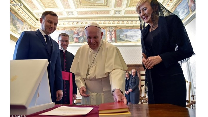 Preşedintele Poloniei, la papa Francisc: ZMT Cracovia 2016