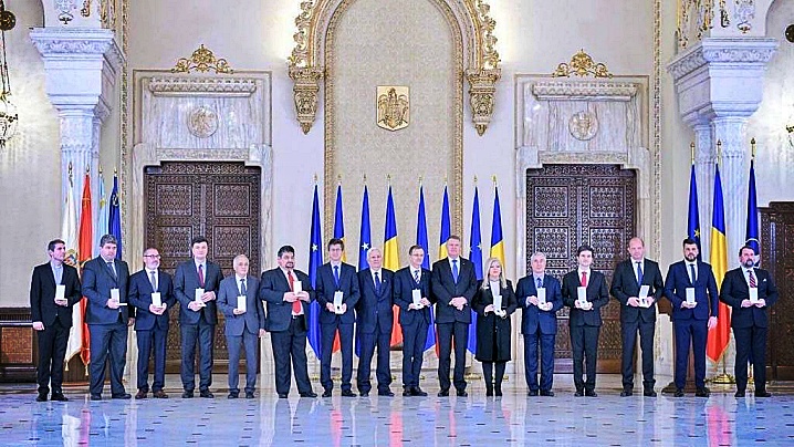 CEREMONIA DE ÎNMÂNARE A MEDALIEI ANIVERSARE „CENTENARUL MARII UNIRI”