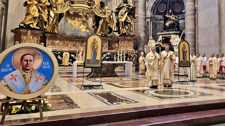 Pelerinajul național dedicat Anului „Cardinal Iuliu Hossu” – Sfânta Liturghie bizantină în limba română în Bazilica San Pietro