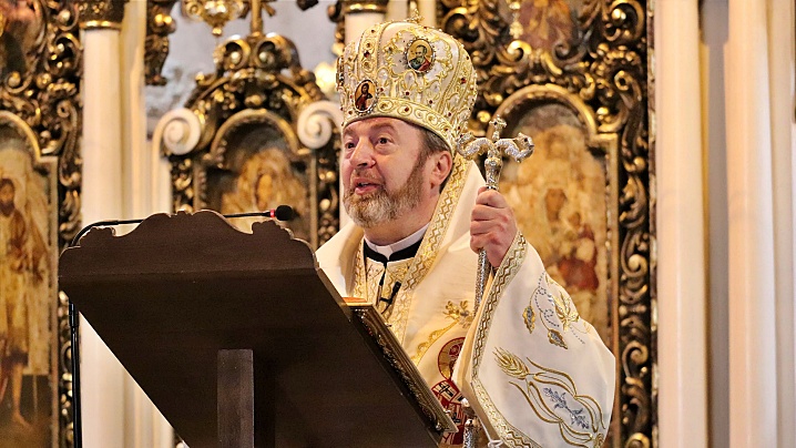 Preasfinția Sa Claudiu la comemorarea Nopții arestării Episcopilor martiri la Catedrala din Cluj