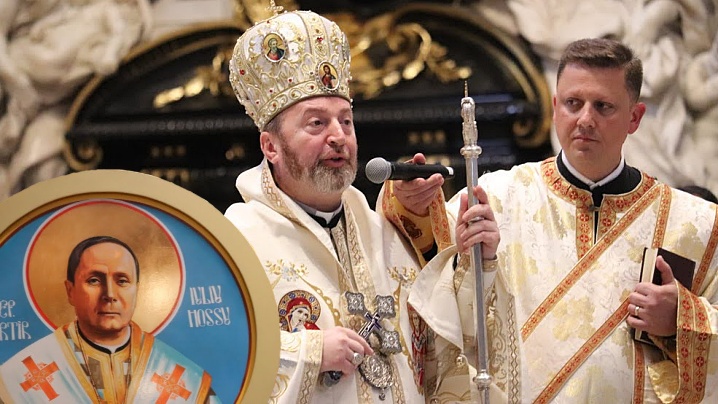 PS Claudiu, purtătorul memoriei vii a Cardinalului Hossu în centrul Catolicismului