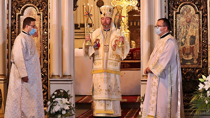 FOTO/VIDEO: Celebrarea Învierii Domnului în Catedrala greco-catolică din Cluj