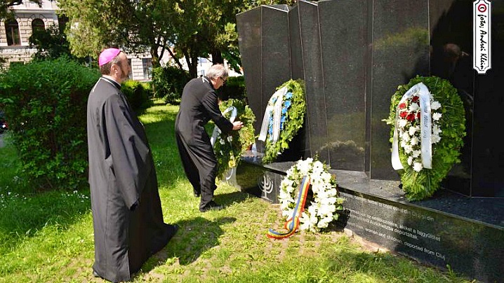 Preasfinția Sa Claudiu la comemorarea a 79 de ani de la deportarea evreilor din Cluj