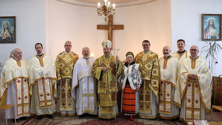 PS Claudiu în parohia „Sfântul Gheorghe” din Cluj-Napoca