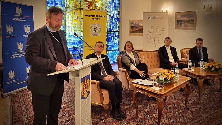 FOTO: Personalitatea lui Iuliu Maniu, omagiată la ambasada României în Austria