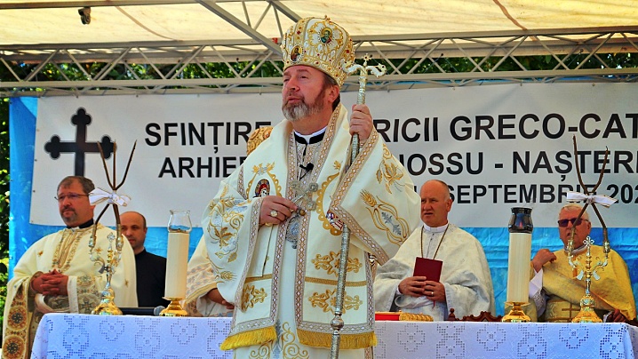 Predica PS Claudiu la sfințirea bisericii din Mesteacăn