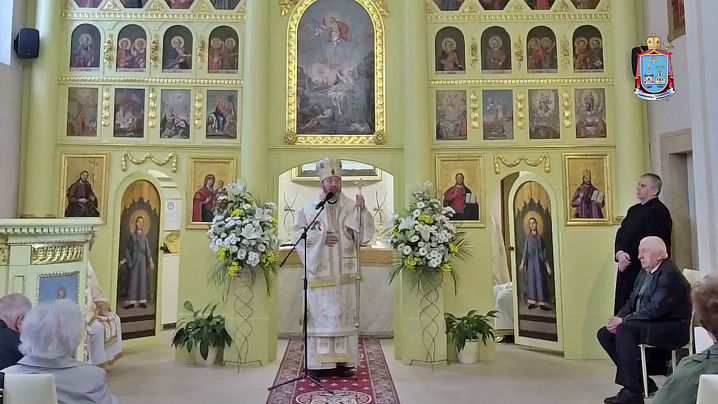 Sfânta Liturghie celebrată de PS Claudiu în a III-a zi de Paști în Biserica ”Bob”