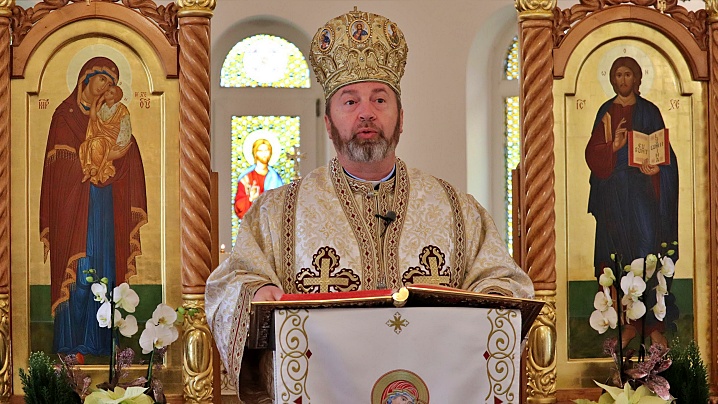 1 ianuarie 2023 - Preasfinția Sa Claudiu la Mănăstirea Sf. Macrina a Surorilor Baziliene, Cluj