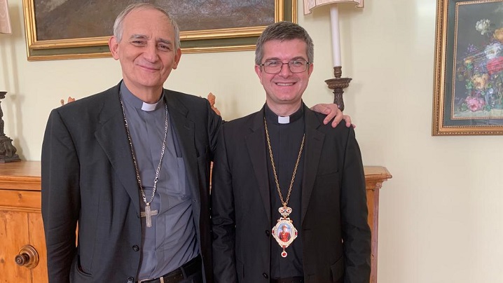 Vizitatorul Apostolic: întâlnire cu Card. Zuppi, Președintele Conferinței Episcopale Italiene