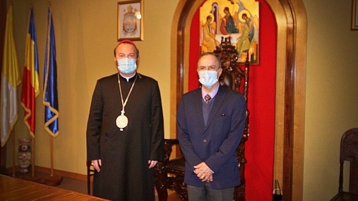 Diplomația Evangheliei: Episcopul greco-catolic de Cluj-Gherla l-a primit pe ambasadorul Mexicului