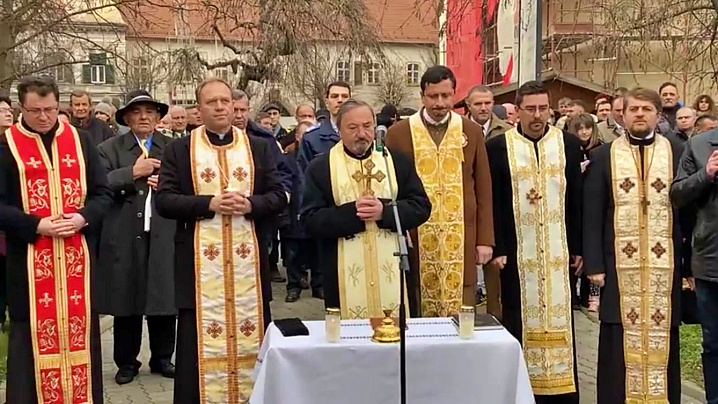 Participare greco-catolică la manifestările de Ziua Națională la Bistrița