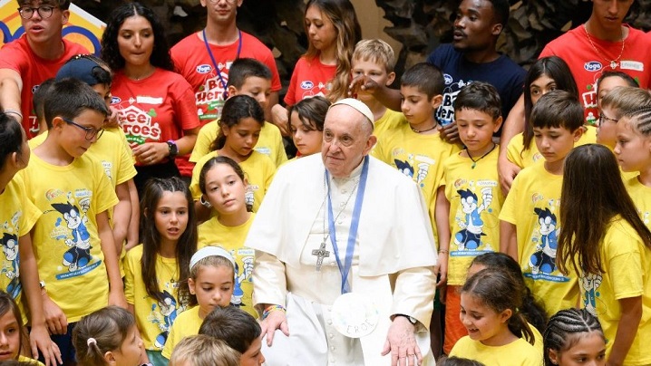 Vara copiilor de la Vatican, cu jocuri formative, în spiritul enciclicei "Fratelli tutti"
