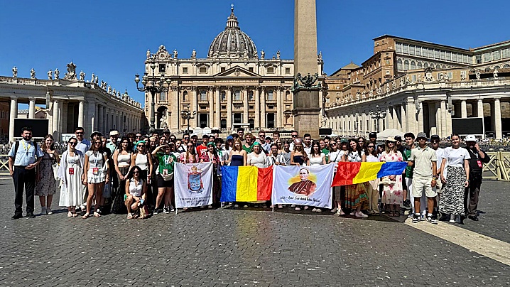 78 de tineri ai Eparhiei de Cluj-Gherla la Jubileul Tinerilor de la Roma