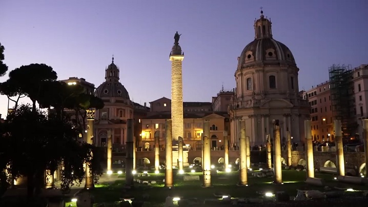Roma, un drum al crucii - Blaj într-un minut