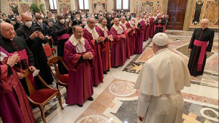 Papa Francisc: Discurs cu ocazia inaugurării anului judiciar al Tribunalului Rota Romana (27 ianuarie 2022)