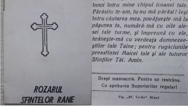 Din istoria vieții spirituale în Biserica Greco-Catolică [11] Asociaţia Rozarul Viu şi Rozariul Sfintelor Răni (sau al Îndurării/Milostivirii)