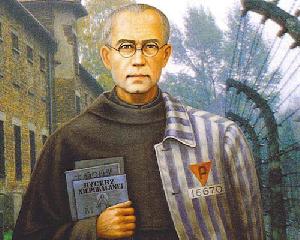 Sfântul Maximilian Kolbe, preot și martir în lagărul de exterminare de la Auschwitz 