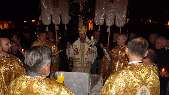 FOTO: Slujba Învierii la Catedrala “Sfânta Treime” din Blaj