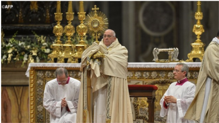 Te Deum cu Papa Francisc la cumpăna dintre ani