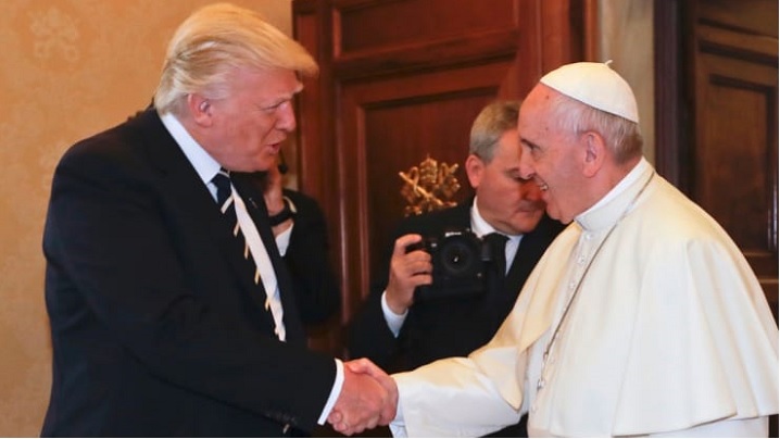 Președintele american Donald Trump în audiență la Papa Francisc