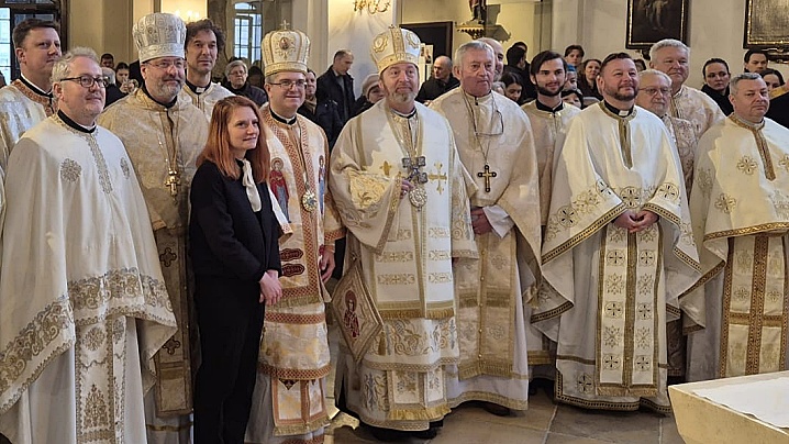 Preafericirea Sa Claudiu, în mijlocul comunității greco-catolice române din Viena