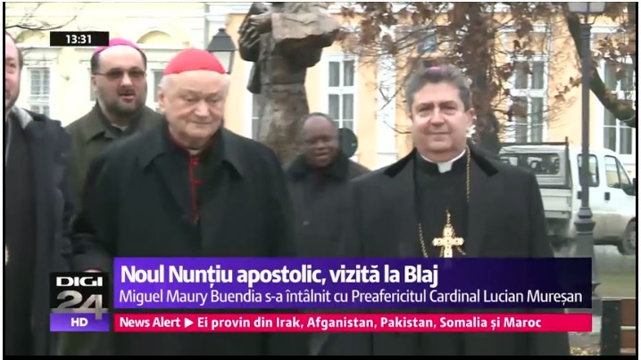 Noul Nunțiu apostolic, vizită la Blaj