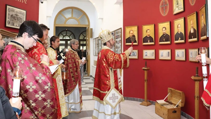 PS Claudiu a binecuvântat Holul Martirilor în Catedrala dedicată lor